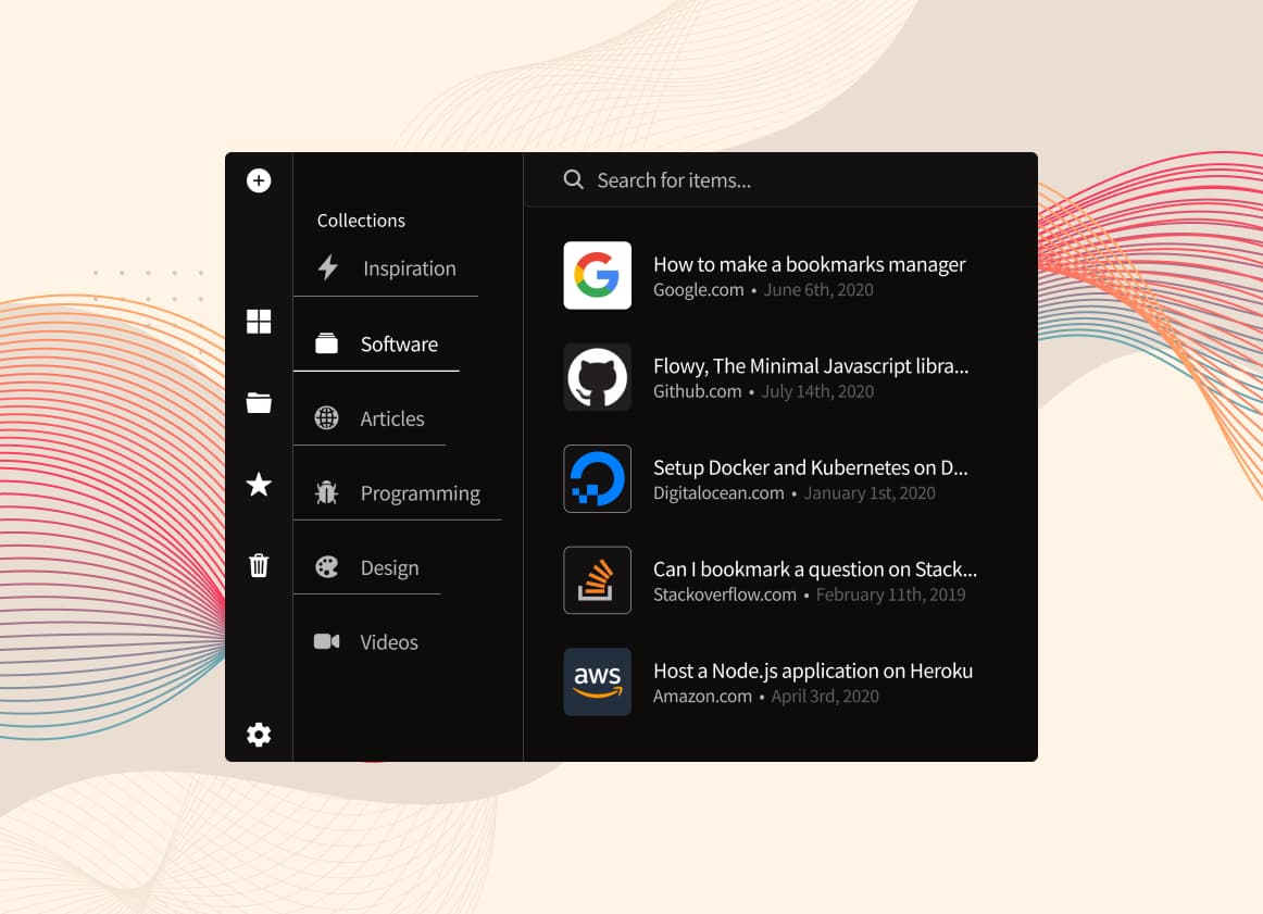 Bookmarks Manager